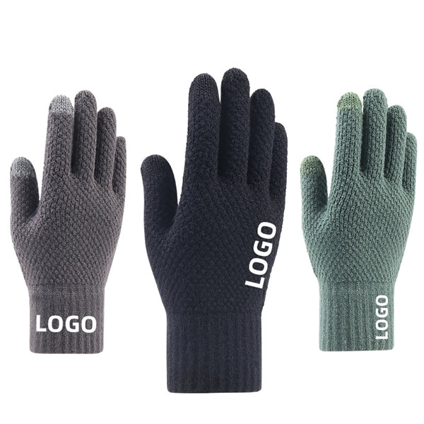 Winter Woolen Touchscreen Knit Gloves