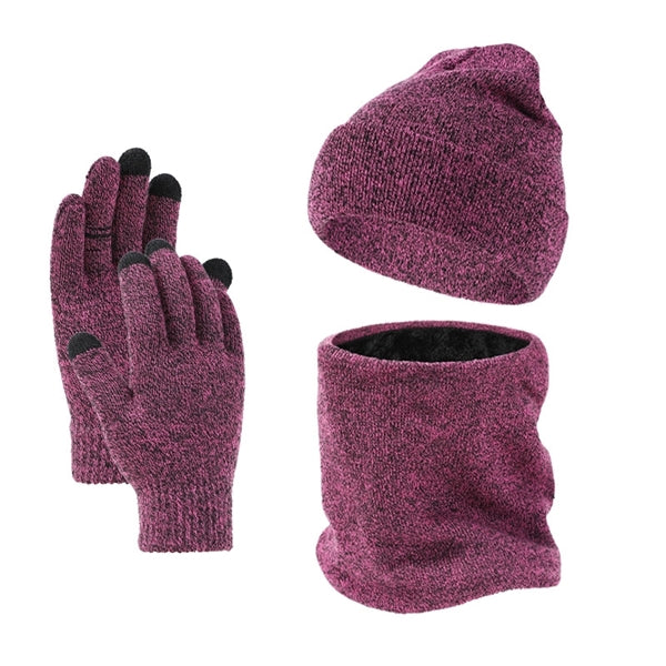Scarf Gloves Hat (3 Piece Set)