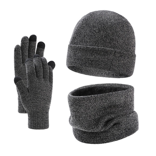 Scarf Gloves Hat (3 Piece Set)