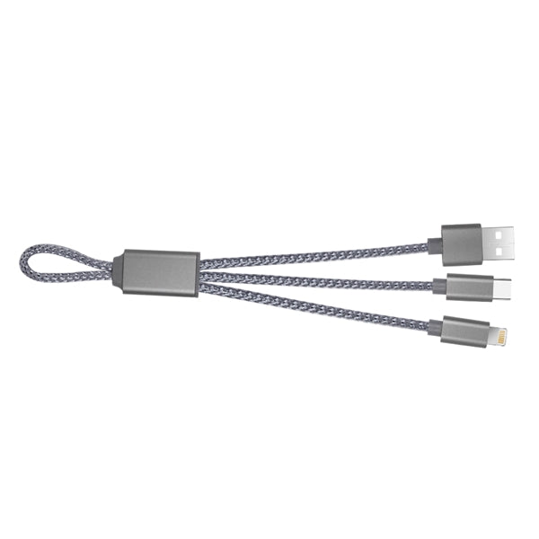 Harbor Charging Cables with Type C, IOS and Micro USB
