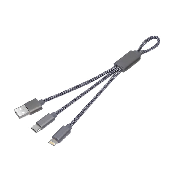 Harbor Charging Cables with Type C, IOS and Micro USB
