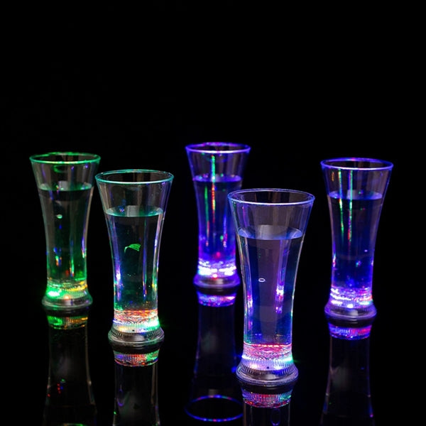 13 oz Colorful Plastic Led Drinking Glasses Bottles