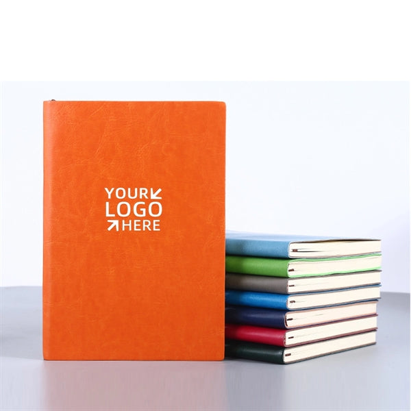 A5 PU Cover Lined Business Notebook