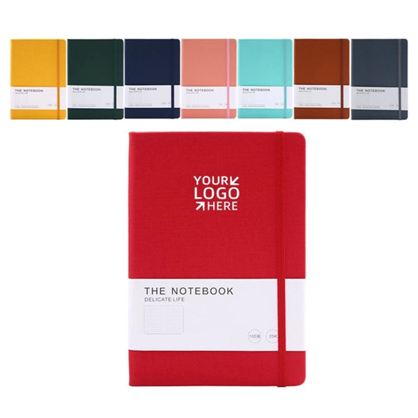 Hardcover Notebook Journal with Elastic Closure