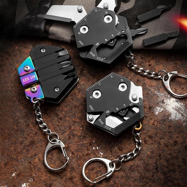Multifunctional Portable EDC Hexagon Folding Knife
