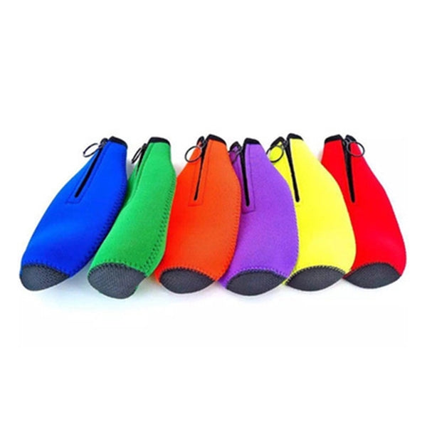 Zippered Beer Bottle Cooler Beverage Sleeve