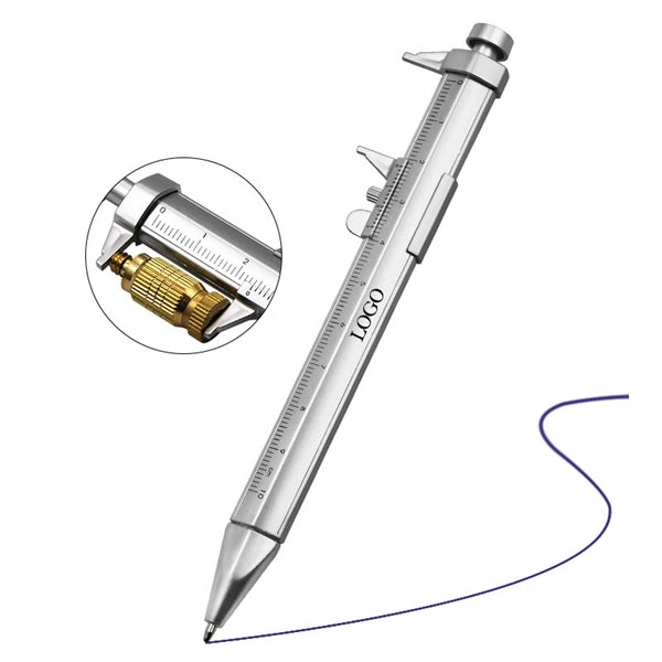 Multi-Functional Stainless Steel Vernier Caliper Pen