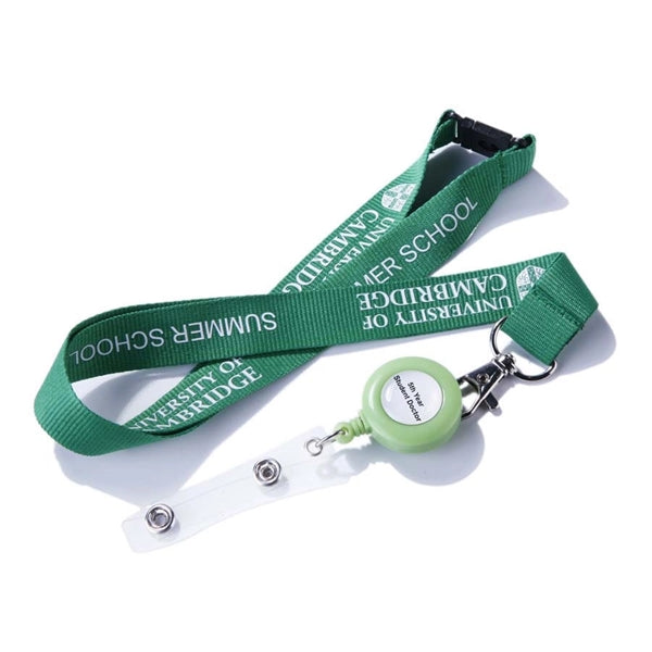 Lanyard With Retractable Reel and Safety Breakaway