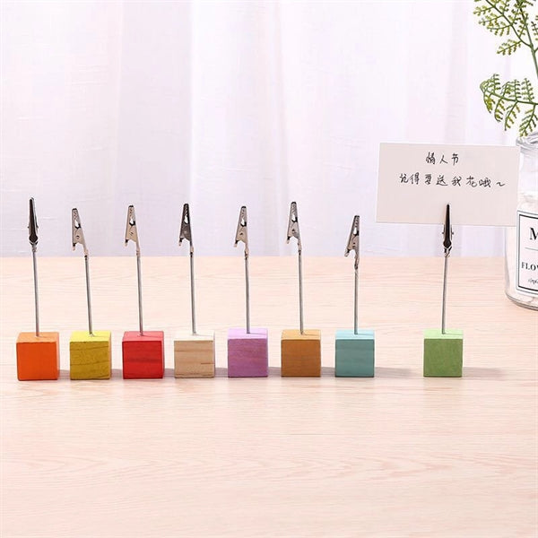 Wooden Memo Clip For Photo And Card