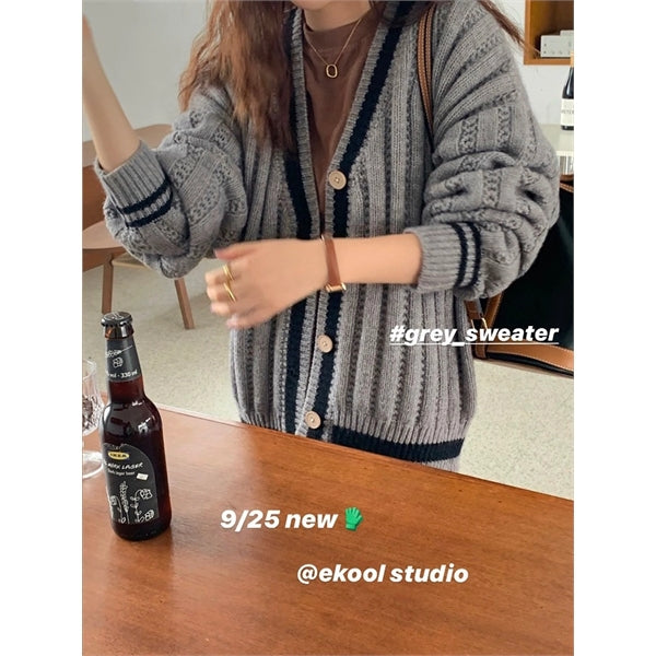 Knit Casual Cardigan Sweater for women