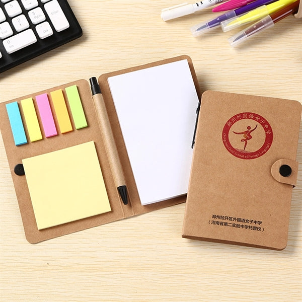Spiral Notebook Steno Pads Notepad with Pen in Holder