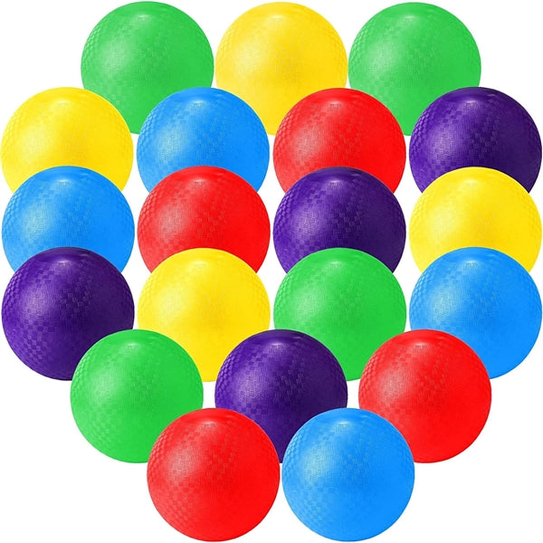 6 inches Rubber Bouncy Dodgeball Kickball Playground Ball