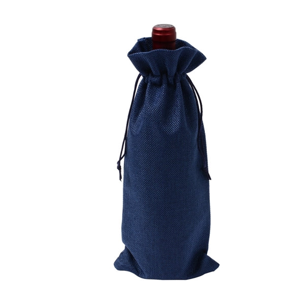 Burlap Wine Gift Bags With Drawstrings