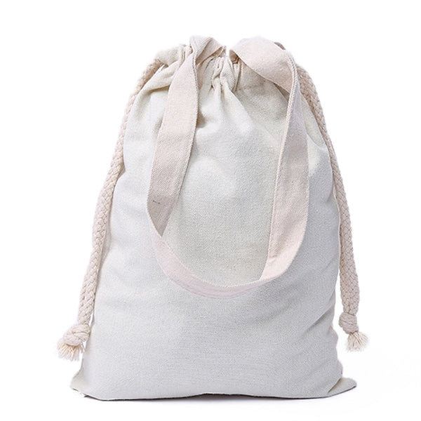 Canvas Bags Cloth Tote with Drawstring