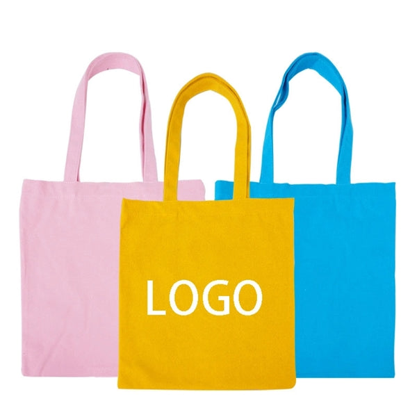 12 Oz. 100% Cotton Tote Bag w/Shoulder Strap