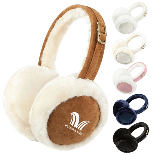 Winter Plush Ear Muff Covers