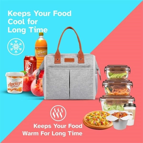 Insulated Lunch Box Cooler Tote Bag