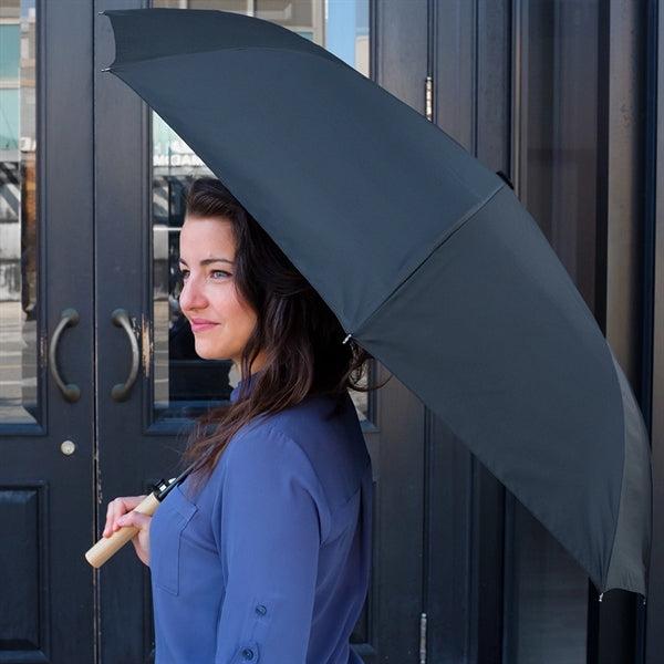 Enviro Inversa Eco-Friendly Inverted Umbrella Bamboo Handle