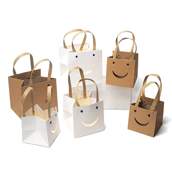 Square Smile Face Gift Tote Bag