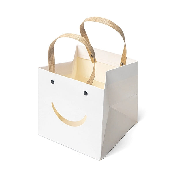 Square Smile Face Gift Tote Bag