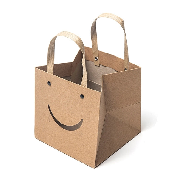 Square Smile Face Gift Tote Bag