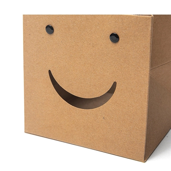 Square Smile Face Gift Tote Bag