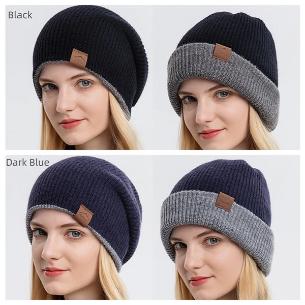 Unisex Reversible Beanie Hat