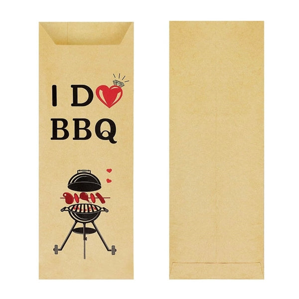 Sleeve Kraft Paper Cutlery Tableware Utensil Bags