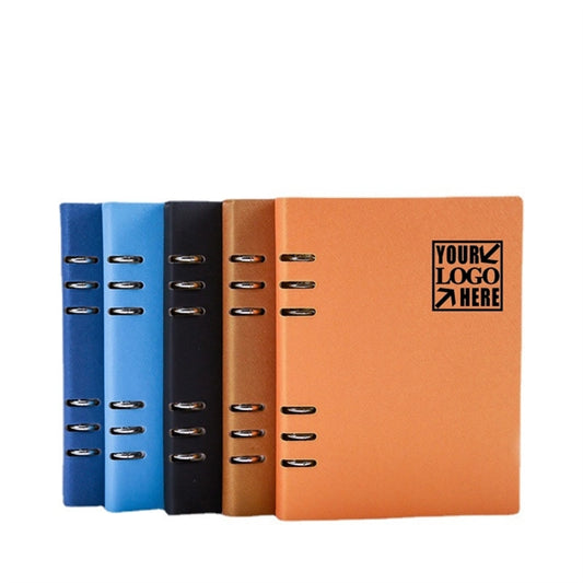 Professional A5 Refillable Loose-Leaf Leather Journal with R