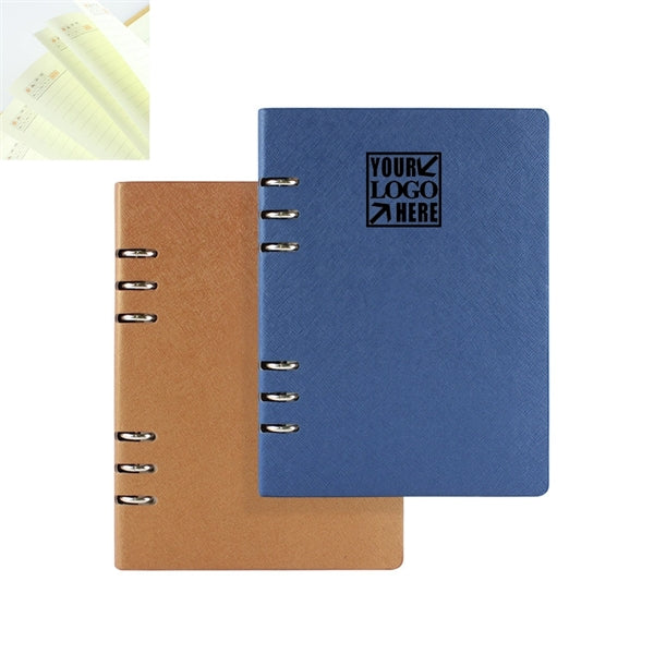 Professional A5 Refillable Loose-Leaf Leather Journal with R