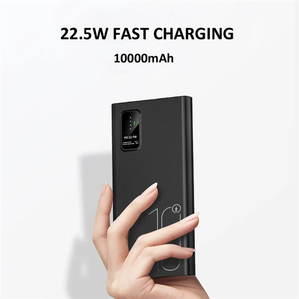 Fast Charging 22.5W 10000mAh Power Bank with Custom Logo