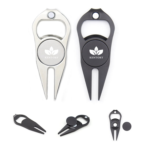 Golf Divot With Ball Marker