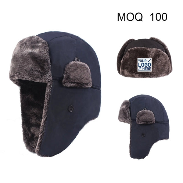 Fur Winter Bomber Hat