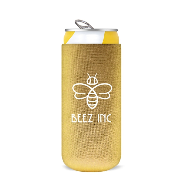 12 oz Slim Metallic Neoprene Can Cooler