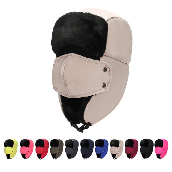 Winter Trapper Hat With Ear Flap & Ski Mask