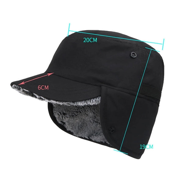 Windproof Trapper Hat with Ear Flaps