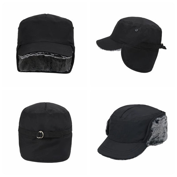 Windproof Trapper Hat with Ear Flaps