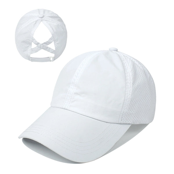 Criss Cross Ponytail Baseball Cap