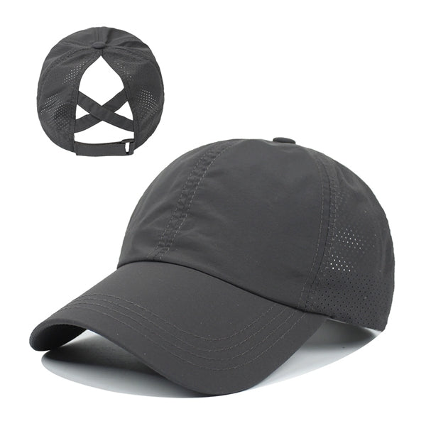 Criss Cross Ponytail Baseball Cap