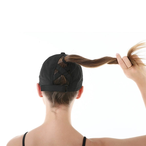 Criss Cross Ponytail Baseball Cap