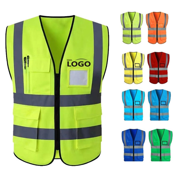 Safety Vest With Reflective Strips