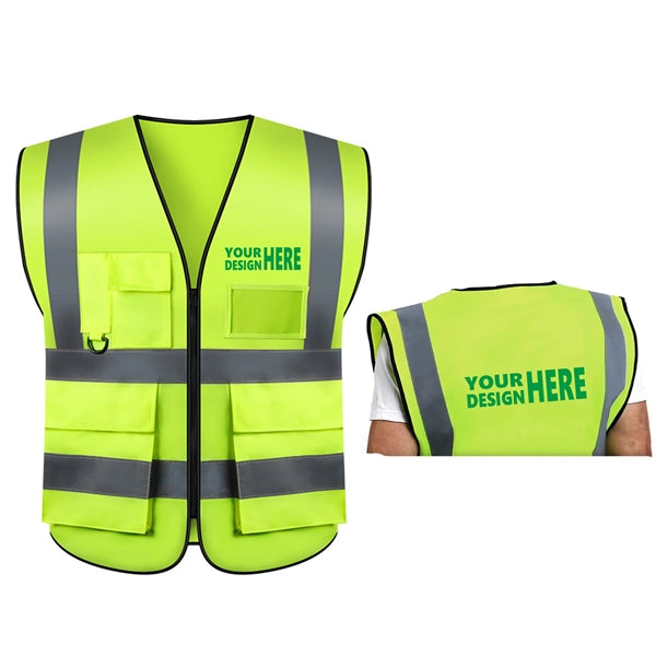 Safety Vest With Reflective Strips