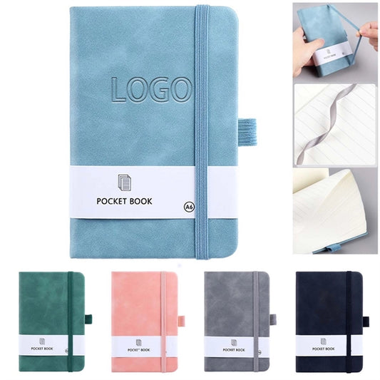 A6 PU Leather Hardcover Journal Notebook