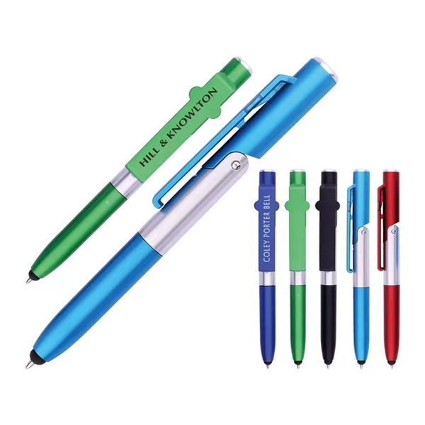 4-in-1 Ballpoint Pen / LED / Phone Stand / Stylus