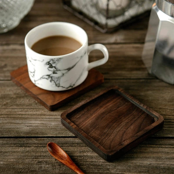Walnut Wood Square Coaster