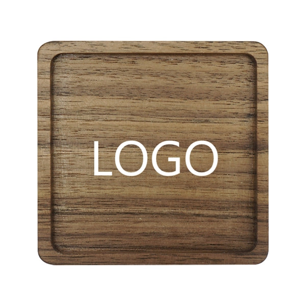 Walnut Wood Square Coaster