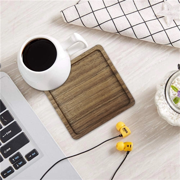 Walnut Wood Square Coaster