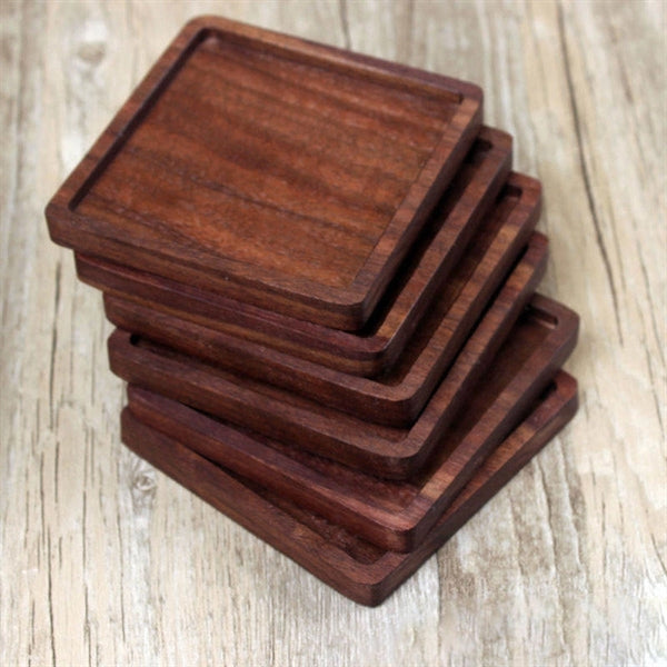 Walnut Wood Square Coaster