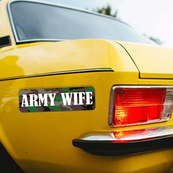 7.5" x 3.75" Custom Shape Bumper Stickers