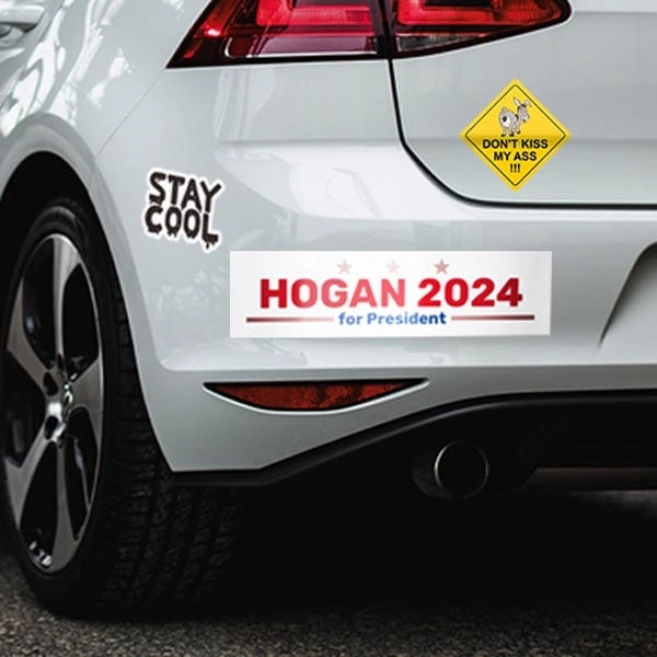 7.5" x 3.75" Custom Shape Bumper Stickers
